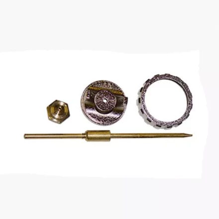 Ремкомплект для краскораспылителя 4 предмета : сопло 1,2 мм + игла + форсунка + зажим сопла  MATRIX 57380 купить в Перми