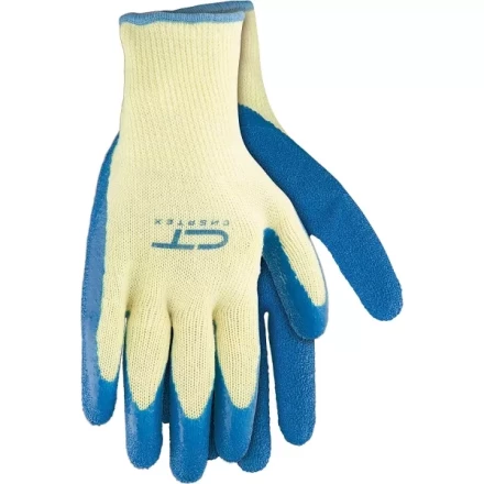 Перчатки х/б 10 класс, латексное рельефное покрытие, M СИБРТЕХ 67751 купить в Перми