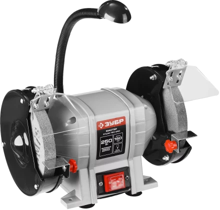 Станок точильный увеличенная мощность + лампа подсветки ЗТШМ-150-250 серия МАСТЕР купить в Перми