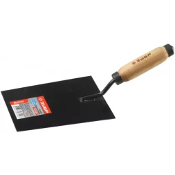 Кельма отделочника ЗУБР "МАСТЕР" с деревянной усиленной ручкой КО 0825-1