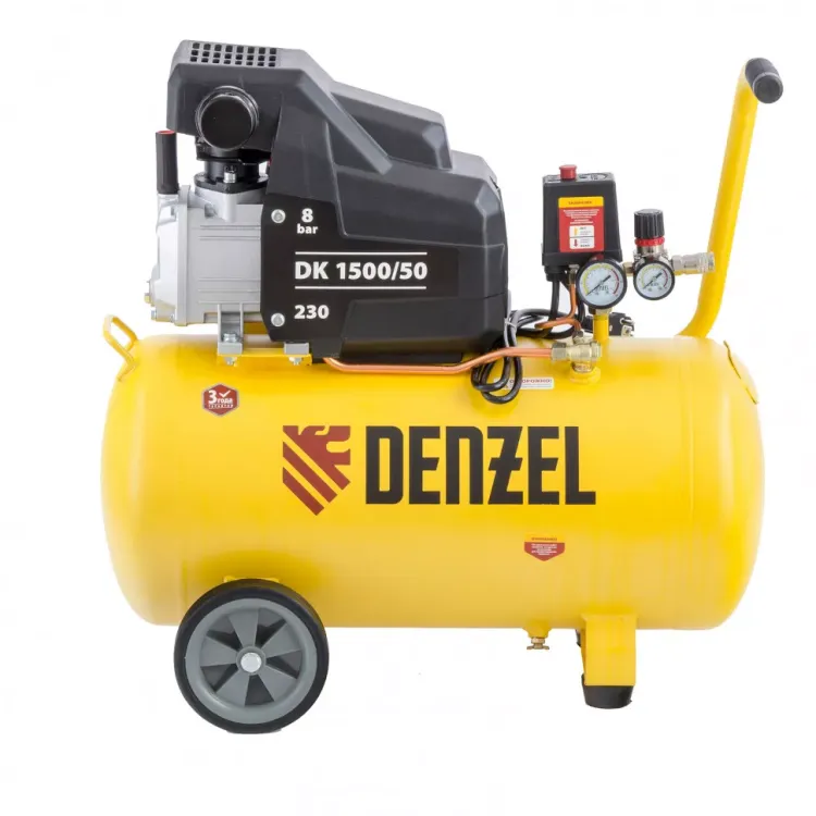 Компрессор воздушный Denzel DK1500/50 Х-PRO 58064 купить в Перми