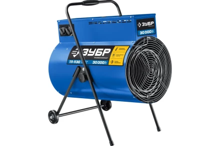 ЗУБР 30 кВт, электрическая тепловая пушка, Профессионал (ТП-П30) купить в Перми