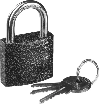 Замок STAYER &quot;STANDARD&quot; навесной, металлический корпус, закаленная дужка, 38мм 37160-38 купить в Перми