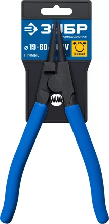 ЗУБР 180 мм, прямые губки, внешний съемник стопорных колец, Профессионал (22821-3) купить в Перми