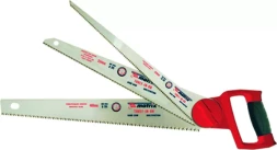 Ножовка по дереву "три в одном" 3 рабочих полотна металлическая обрезиненная рукоятка MATRIX 23575