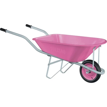 Тачка садовая Pink Line одноколесная объем 78 литров PALISAD 68969 купить в Перми