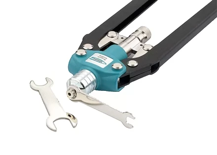 Заклепочник двуручный усиленный 520 мм, удлин.рукоятки, для заклепок 3,2-4,0-4,8-6,0-6,4 GROSS 40409 купить в Перми