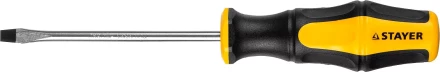 Отвертка STAYER &quot;MASTER&quot; &quot;HERCULES&quot;, Сr-V, противоскользящая рукоятка, SL5,0x100мм 25051-05-10_z02 купить в Перми