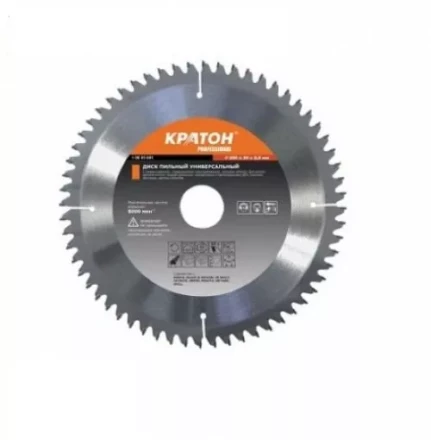 Диск пильный по дереву PROFESSIONAL 350 х 50 х 3.2 мм 80Т КРАТОН 1 06 03 039 купить в Перми