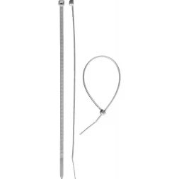 Хомуты ЗУБР нейлоновые белые 3,6x370мм, 100шт 309010-36-370