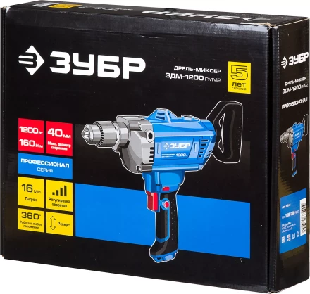 Дрель-миксер ЗДМ-1200 РММ2 серия ПРОФЕССИОНАЛ купить в Перми