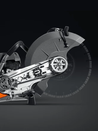 KRAFTOOL 4800 Вт, 400 мм, без диска, бензорез по бетону (бетонорез) (K970-16) купить в Перми