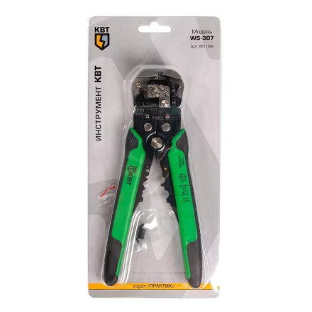 Автоматический многофункциональный стриппер КВТ WS-307 для снятия изоляции с проводов 0.2–6.0 мм (85198) купить в Перми