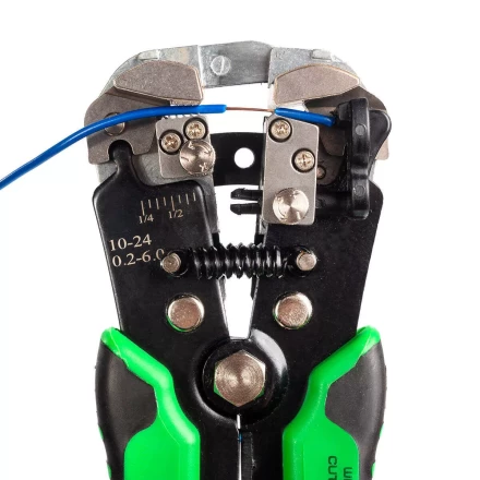 Автоматический многофункциональный стриппер КВТ WS-307 для снятия изоляции с проводов 0.2–6.0 мм (85198) купить в Перми