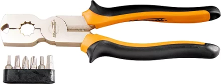 Плоскогубцы 200 мм CrV комбинированные многофункциональные с набором бит SPARTA 169265 купить в Перми