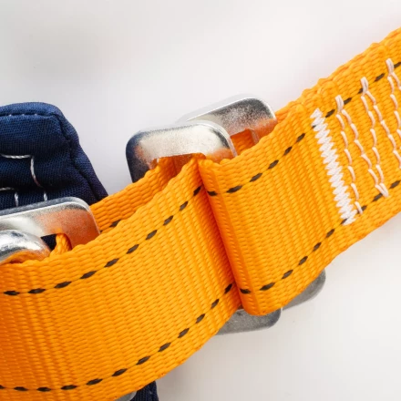 Удерживающая привязь безлямочная Сибртех 89505, модель УП I, прошитый высокий кушак купить в Перми