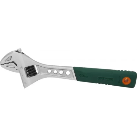 Ключ разводной 150  0-19 мм пластиковая ручка  W27 АТ6 Jonnesway 48045 купить в Перми