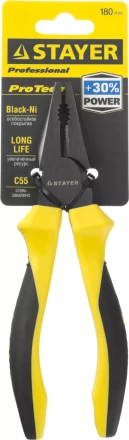 Плоскогубцы комбинированные STAYER &quot;PROTech&quot;, эксцентриковое расположение шарнира, 180мм 22027-1-18_z02 купить в Перми