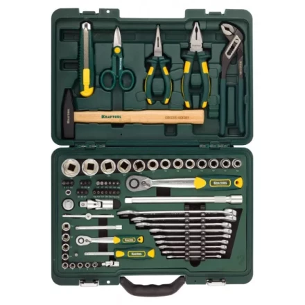 Набор KRAFTOOL &quot;INDUSTRIE&quot; Слесарно-монтажный инструмент, 70 предметов 27977-H70 купить в Перми