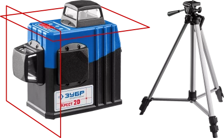 Нивелиры лазерные Крест-2D 360 две плоскости со штативом серия ПРОФЕССИОНАЛ купить в Перми