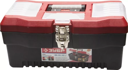 Ящик ЗУБР &quot;МАСТЕР&quot; пластмассовый для инструмента, 40,6x22,5x20,2см, 16&quot; 38322_z01 купить в Перми