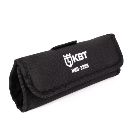 Диэлектрическая динамометрическая отвертка VDE КВТ НИО-3309 со сменными битами SLIM, 9 шт. (78279) купить в Перми