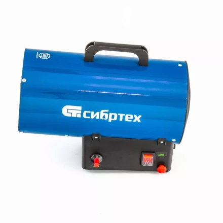 Газовая тепловая пушка СТГ-15, 15 кВт, 500 м3/ч, пропан-бутан Сибртех 96452 купить в Перми