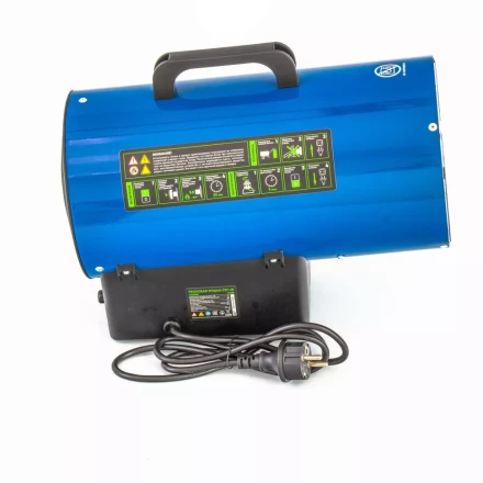 Газовая тепловая пушка СТГ-15, 15 кВт, 500 м3/ч, пропан-бутан Сибртех 96452 купить в Перми