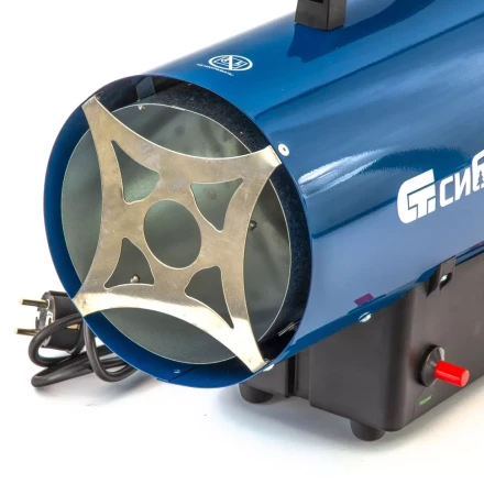 Газовая тепловая пушка СТГ-15, 15 кВт, 500 м3/ч, пропан-бутан Сибртех 96452 купить в Перми