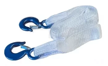 Ремень буксировочный 10т SF 6. L= 8.0 м 75 мм в 1 слой с двумя Кч 3.2 т 320А купить в Перми