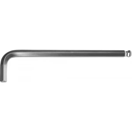 Ключ KRAFTOOL &quot;INDUSTRIE&quot; имбусовый, длинный c шариком, Cr-Mo, хромосатинированное покрытие, HEX 17 27437-17 купить в Перми