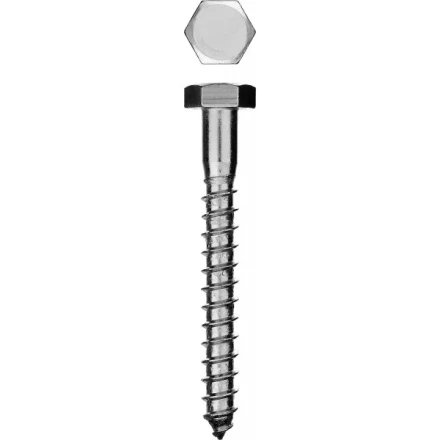 Шурупы ЗУБР &quot;МАСТЕР&quot; с шестигранной головкой, оцинкованные, 10x90мм, 2шт 300456-10-090 купить в Перми