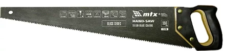 Ножовка по дереву,550 мм,7-8 TPI,зуб-3D,каленный зуб,тефл.покр. дер.рук-ка. MATRIX 23579 купить в Перми