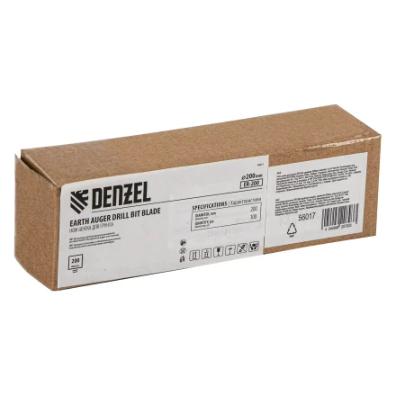 Нож шнека для грунта ER-200, диаметр 200 мм, комплект 2 шт Denzel 56017 купить в Перми