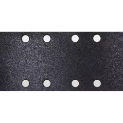 Лист шлиф. универсал. URAGAN "Оптимален для мягких пород дерева" 8 отверстий по линии для ПШМ, P120, 80х166мм, 50шт 907-21101-120-50