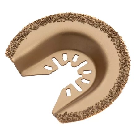 Насадка для МФИ режущая полукруг Denzel 782325, HM, по плитке, 63 мм купить в Перми