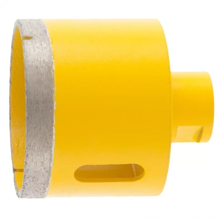 Сверло алмазное по керамограниту 75мм мокрое резание М14 DENZEL 72695 купить в Перми