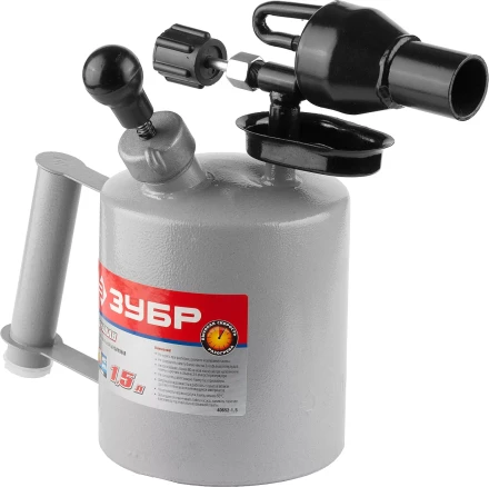 ЗУБР. Лампа паяльная ВУЛКАН ВК-10, стальная, 1,0 л 40652-1.0 купить в Перми