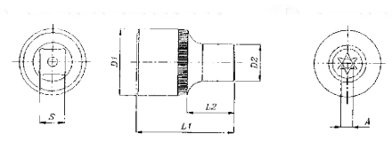 Торцевая головка 1/2&quot;DR внешний TORX Е-16 S06H416 Jonnesway 49714 купить в Перми