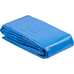 Тент-полотно ЗУБР "МАСТЕР" универсальный, из тканого полимера плотностью 75 г/м3, с люверсами, водонепроницаемый, 6мх10м 12550-06-10