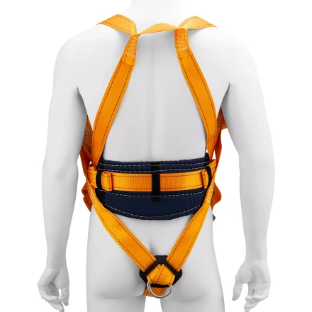 Удерживающе-страховочная привязь Сибртех 89507, модель УСП II, наплечные и набедренные лямки, высокий кушак купить в Перми