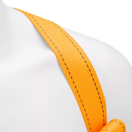 Удерживающе-страховочная привязь Сибртех 89507, модель УСП II, наплечные и набедренные лямки, высокий кушак купить в Перми