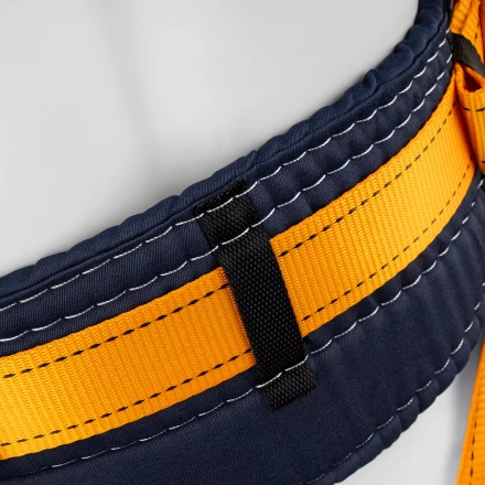 Удерживающе-страховочная привязь Сибртех 89507, модель УСП II, наплечные и набедренные лямки, высокий кушак купить в Перми