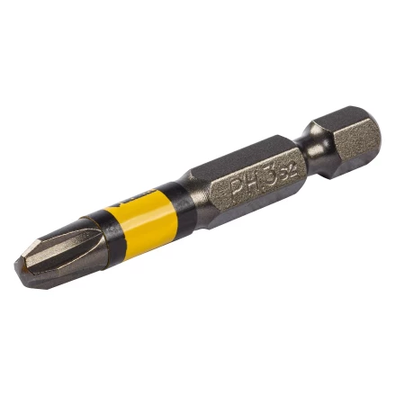 Набор бит комбинированный 3 шт., РН1, РН2, РН3, 50 мм, сталь S2 Denzel 11676 купить в Перми