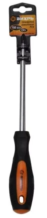 Отвёртка крестовая PZ3 150 мм Вихрь купить в Перми