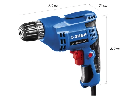 Дрель реверсивная ЗД-П421 ЭР серия ПРОФЕССИОНАЛ купить в Перми