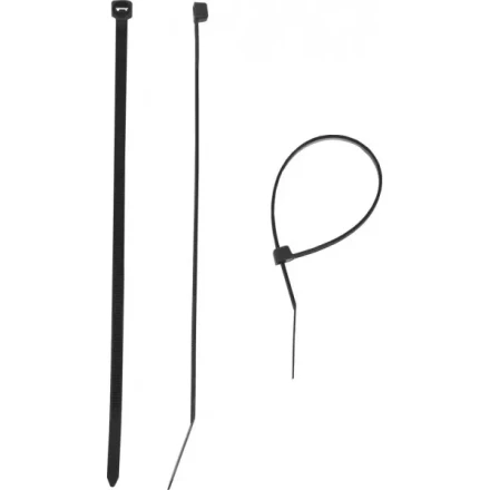 Хомуты ЗУБР нейлоновые черные 4,5x180мм, 100шт 309030-45-180 купить в Перми