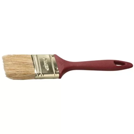 Кисть плоская ЗУБР &quot;УНИВЕРСАЛ-МАСТЕР&quot; &quot;КП-11&quot;, натуральная щетина, пластмассовая ручка, 63мм 4-01011-063 купить в Перми