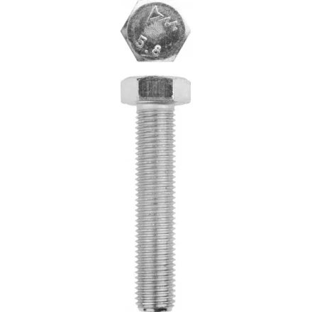 Болт ЗУБР &quot;МАСТЕР&quot; с шестигранной головкой, ГОСТ 7798-70, класс прочности 5.8, оцинкованный, M16x80мм, 5кг 303080-16-080 купить в Перми