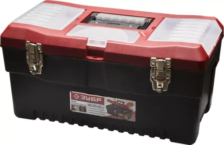 Ящик ЗУБР &quot;МАСТЕР&quot; пластмассовый для инструмента, 48,2x27,9x25,4см, 19&quot; 38324_z01 купить в Перми